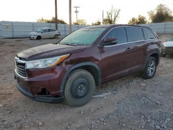  Salvage Toyota Highlander