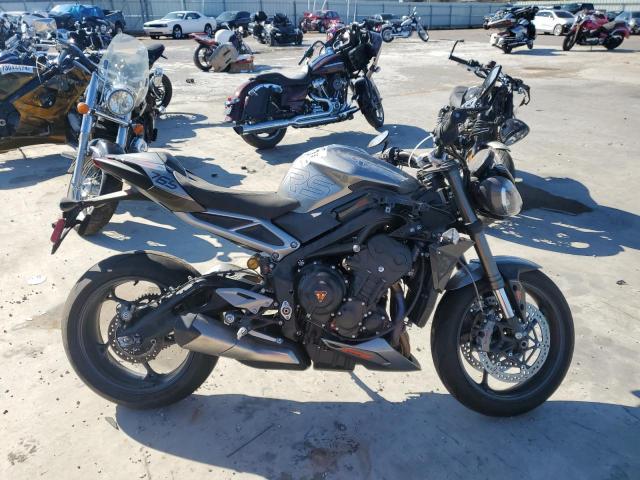  Salvage Triumph Motorcycle Street