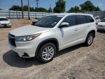  Salvage Toyota Highlander