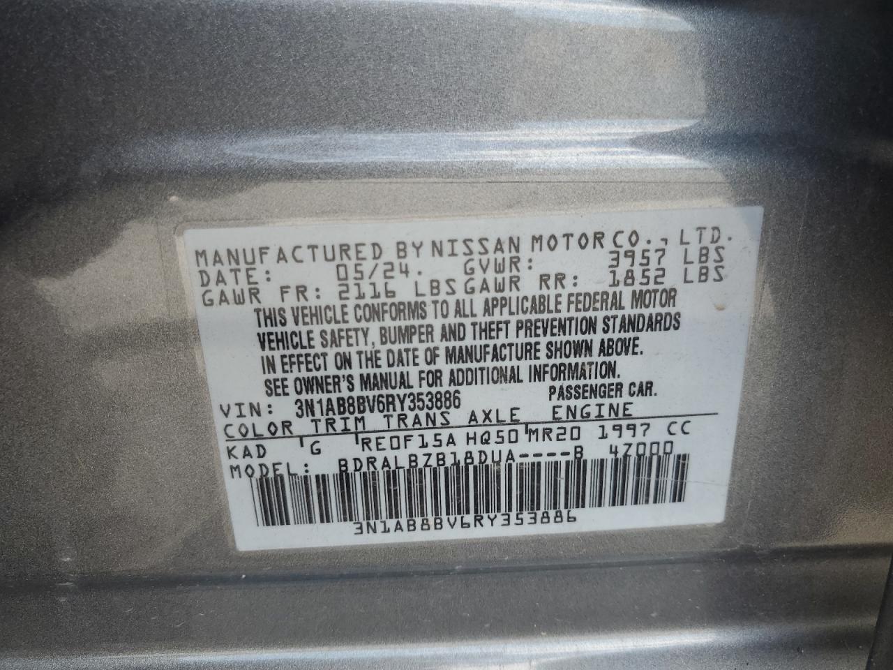 Nissan Sentra S Image 12