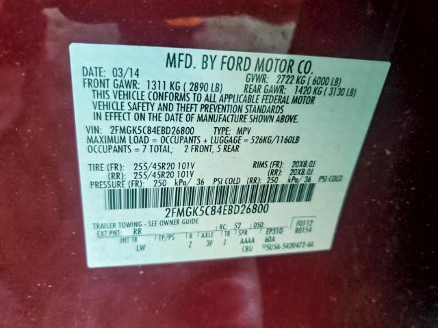 Ford Flex Sel Image 11