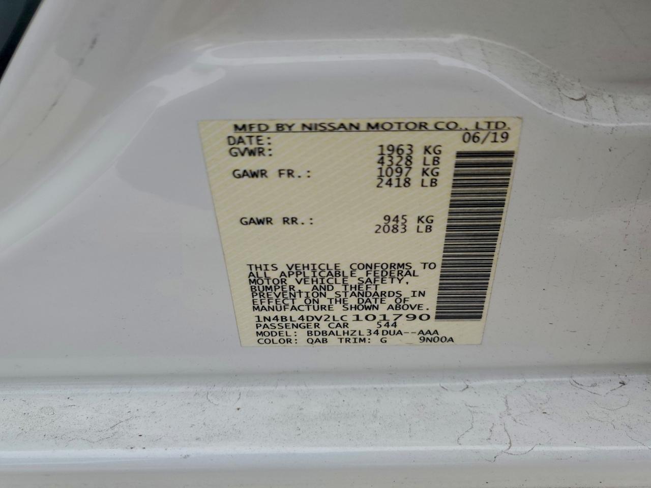 Nissan Altima Sv Image 8