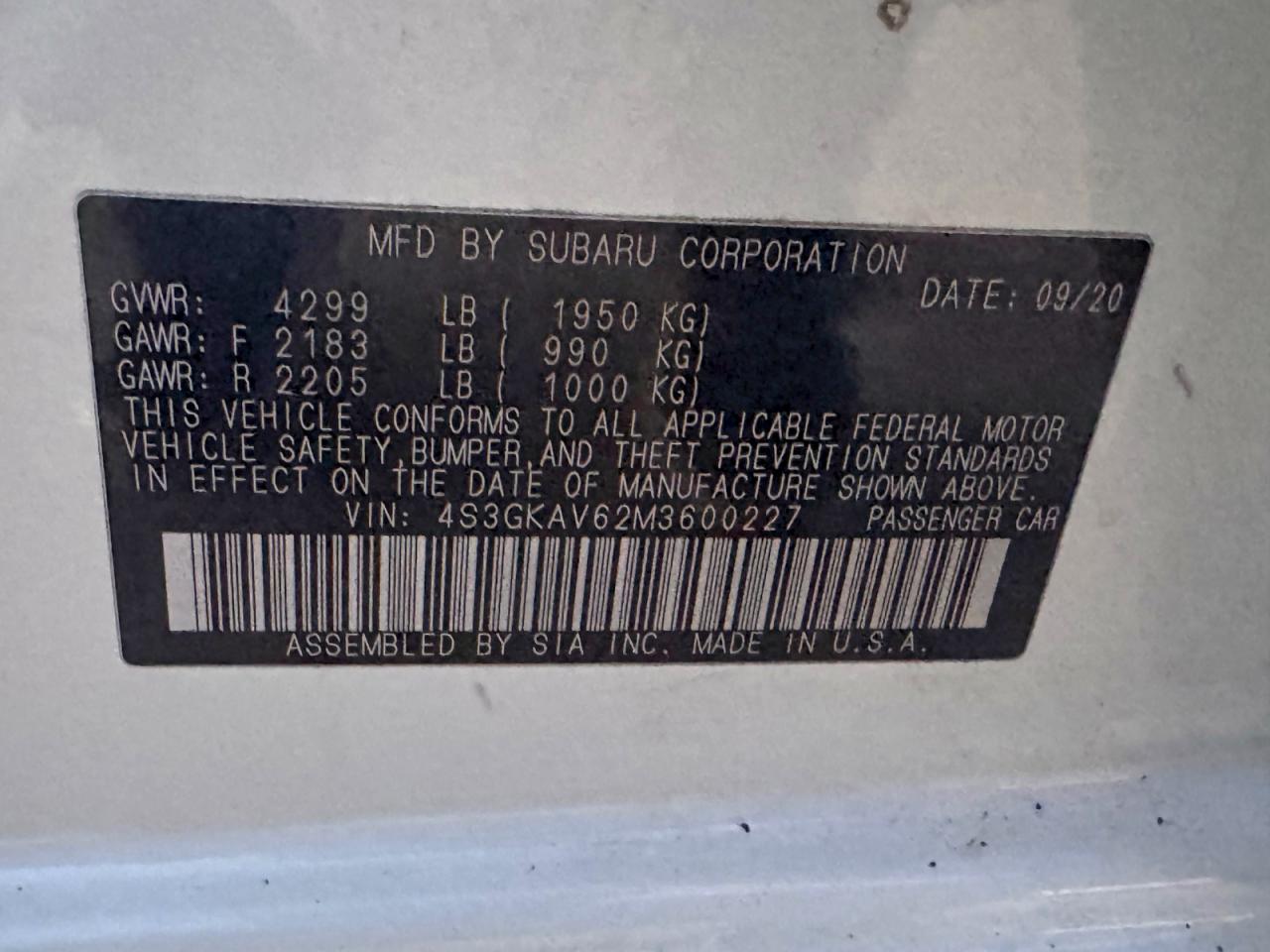 Subaru Impreza Premium Image 5