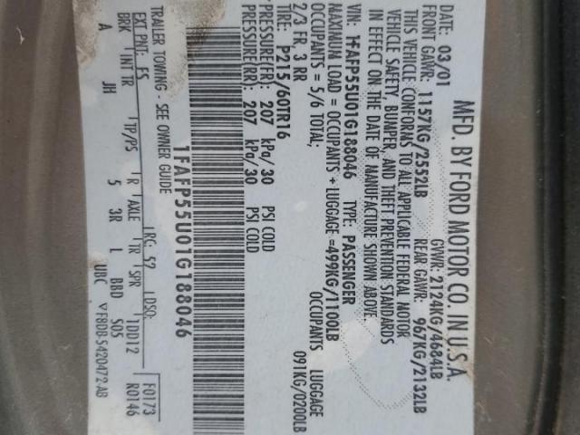 Ford Taurus Ses Ses Image 8