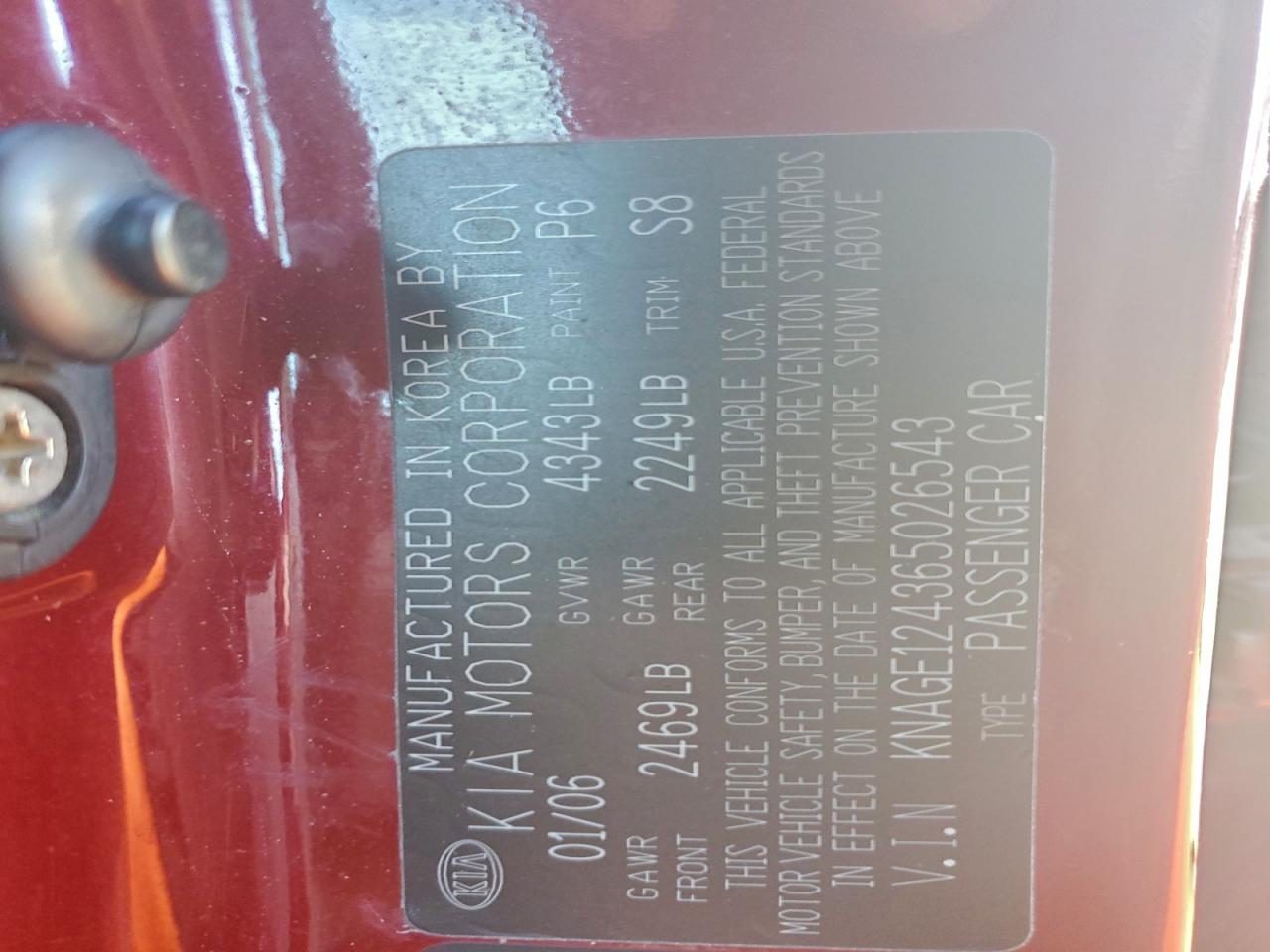 Kia Optima Lx Image 11