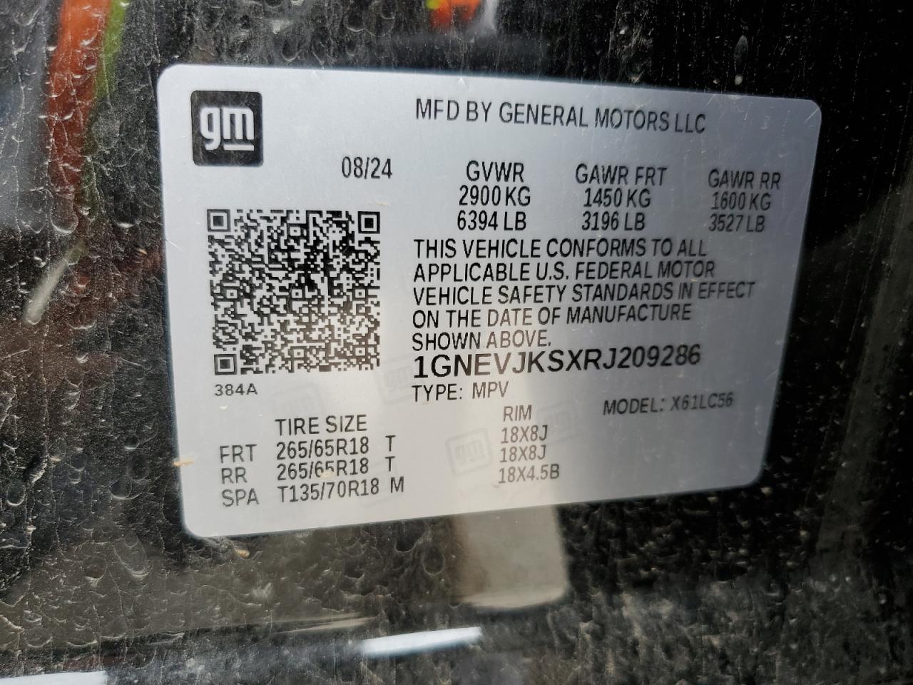 Chevrolet Traverse Lt Z71 Image 14