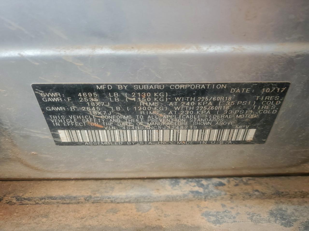 Subaru Outback 2.5i Limited Image 12