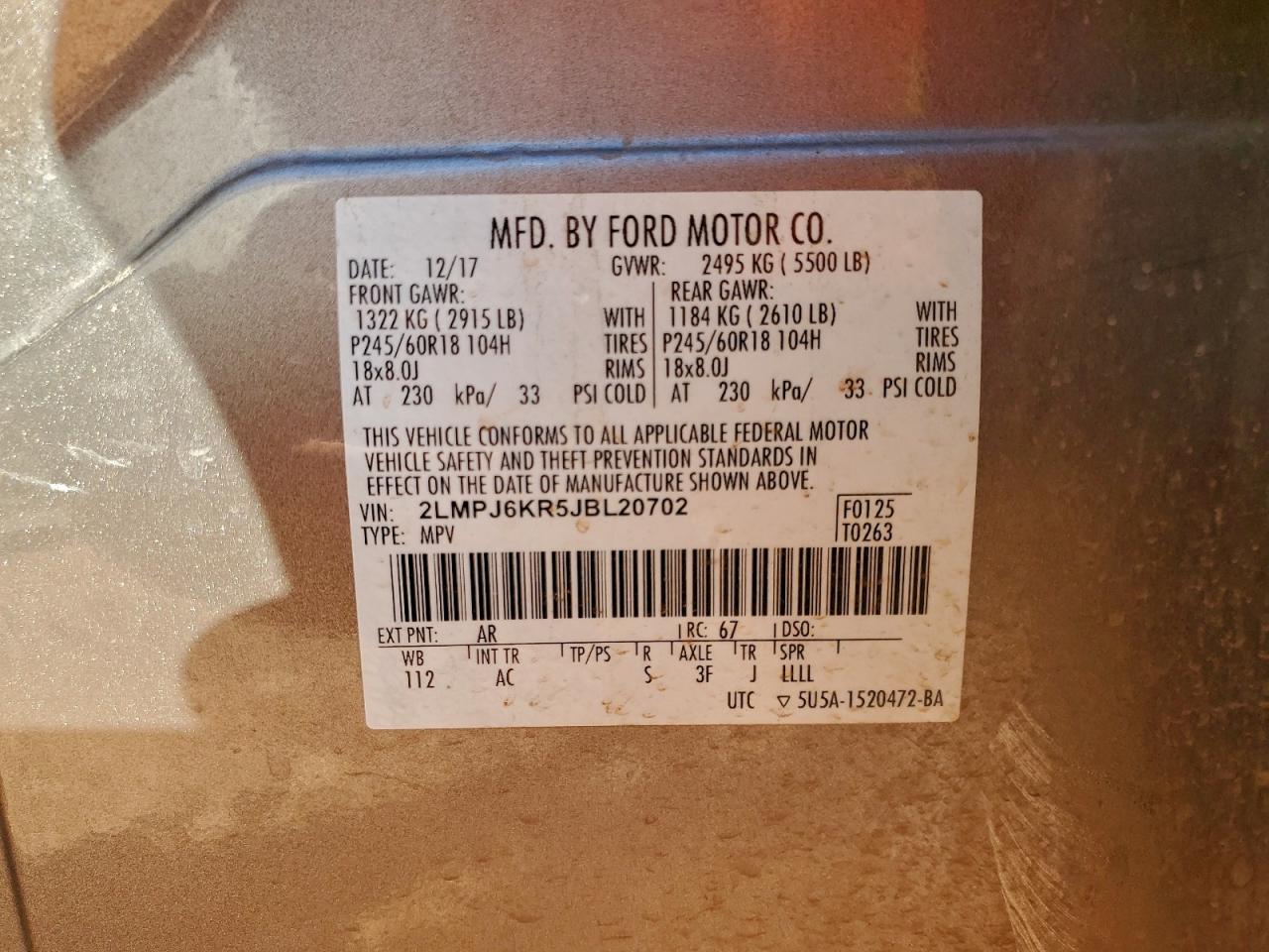 Lincoln MKX Select Image 11