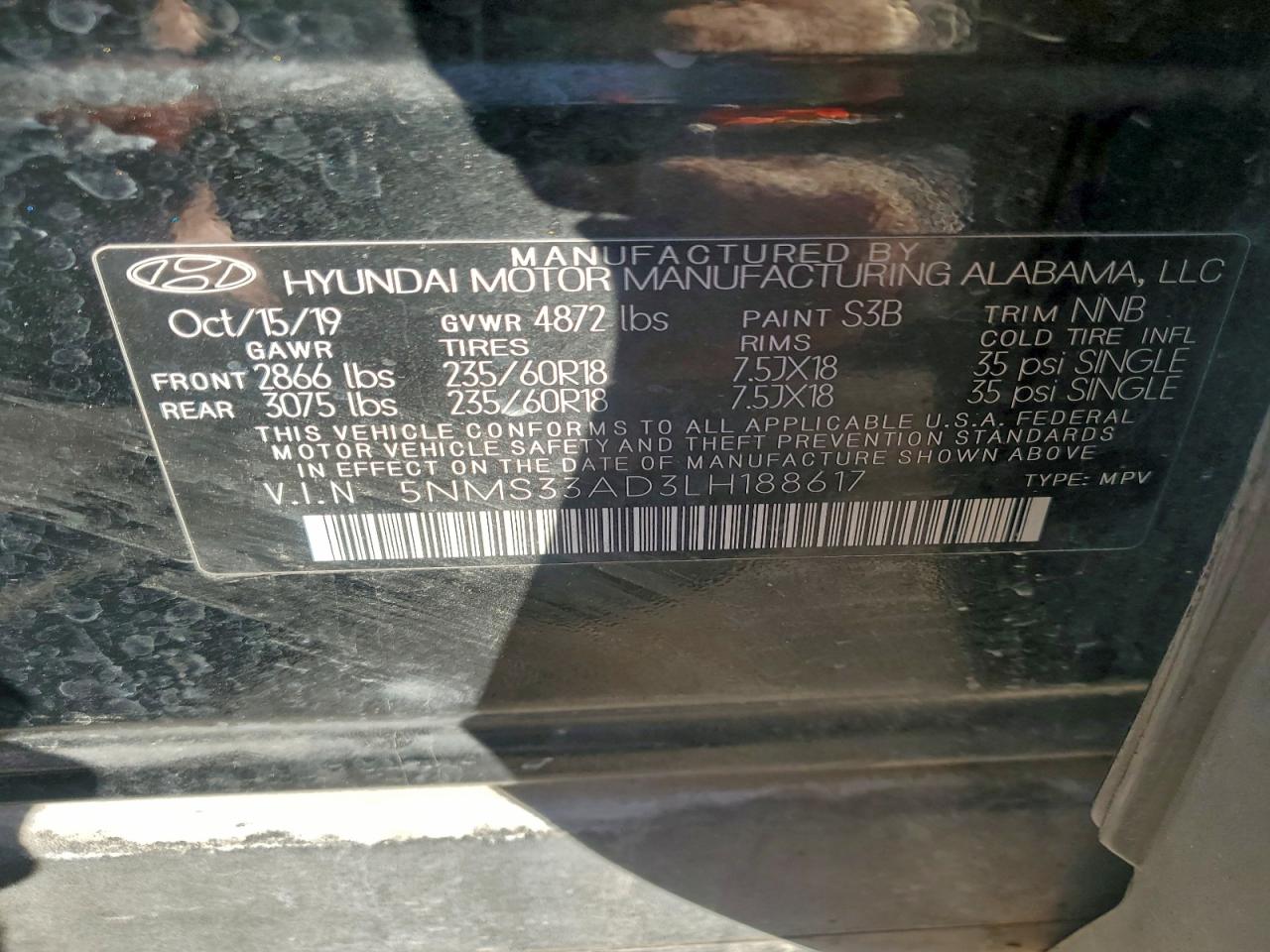 Hyundai SANTA FE Sel Image 2