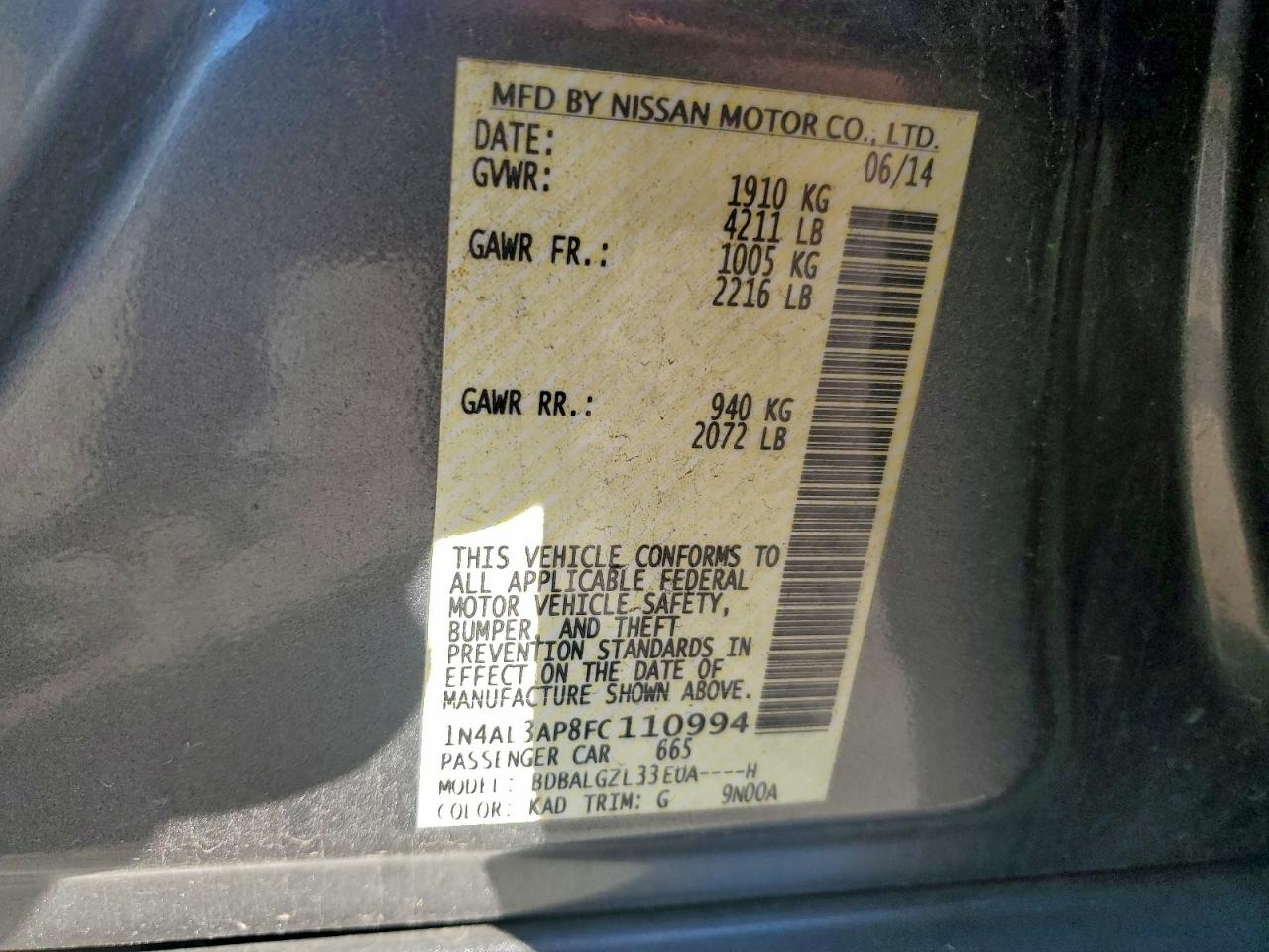 Nissan Altima 2.5 Image 10