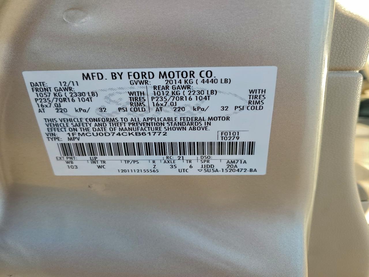 Ford Escape Xlt Image 11