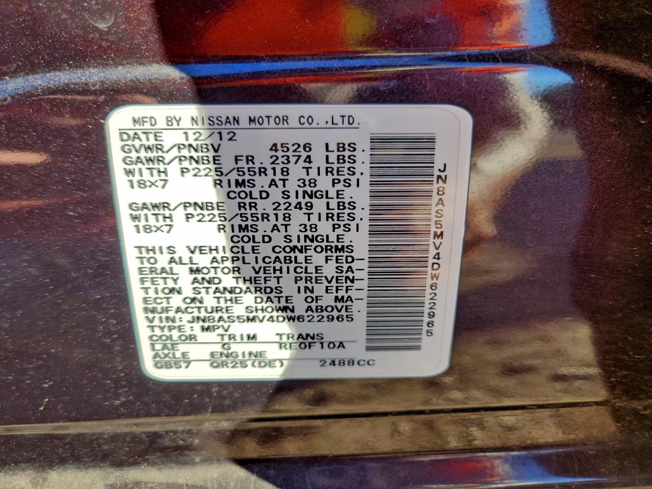 Nissan Rogue S Image 9