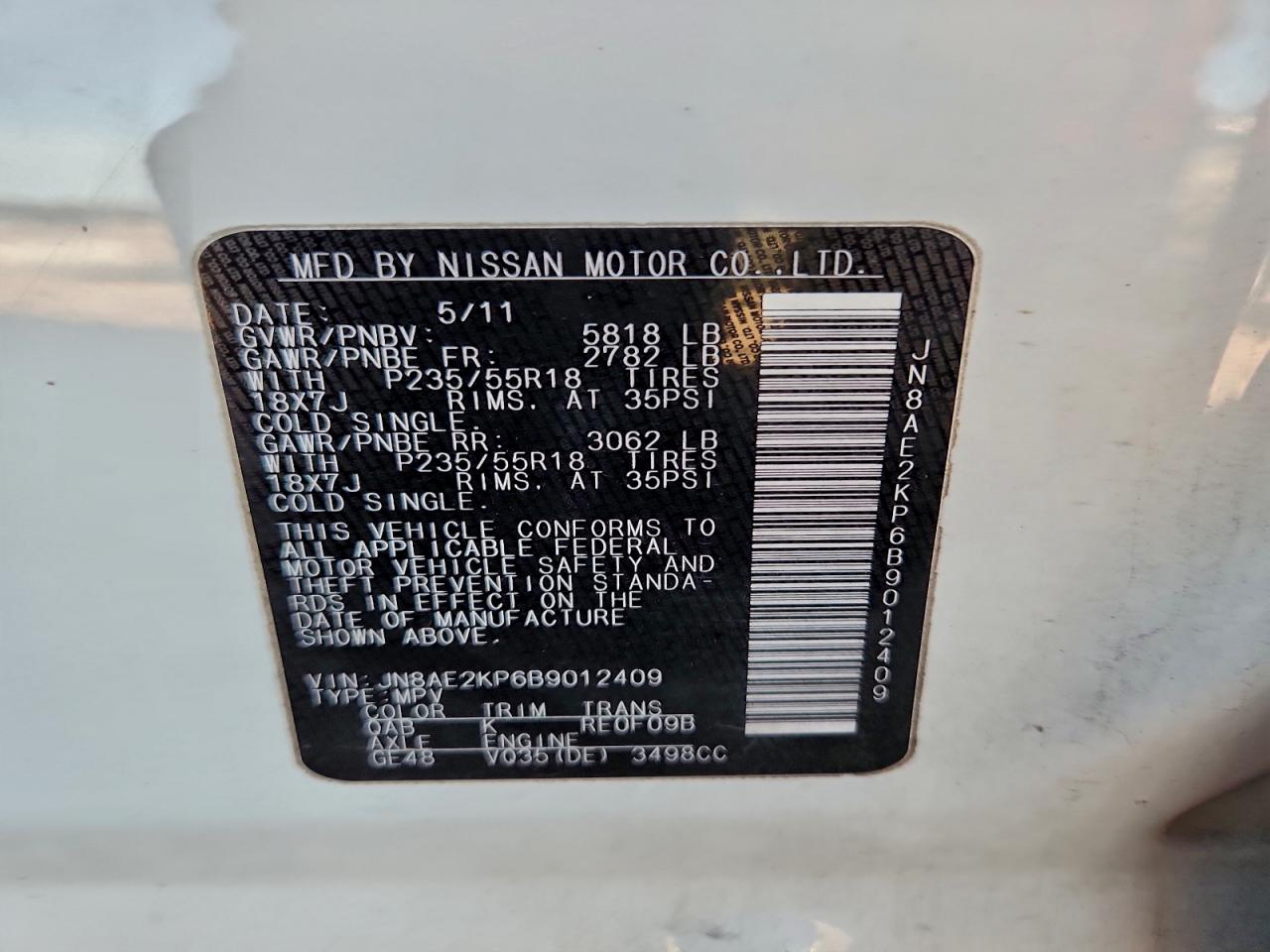 Nissan Quest S Image 9