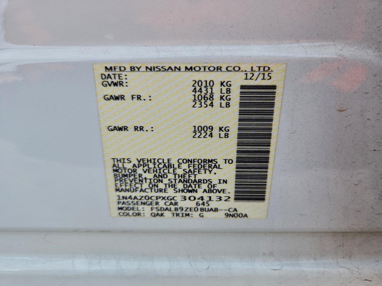 Nissan LEAF S Image 10