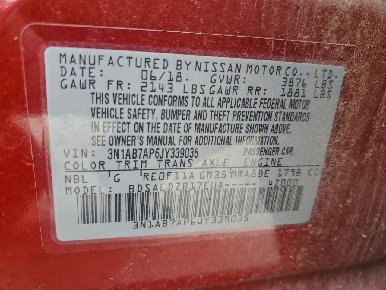 Nissan Sentra S Image 10