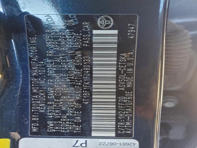 Toyota Camry Le Image 5