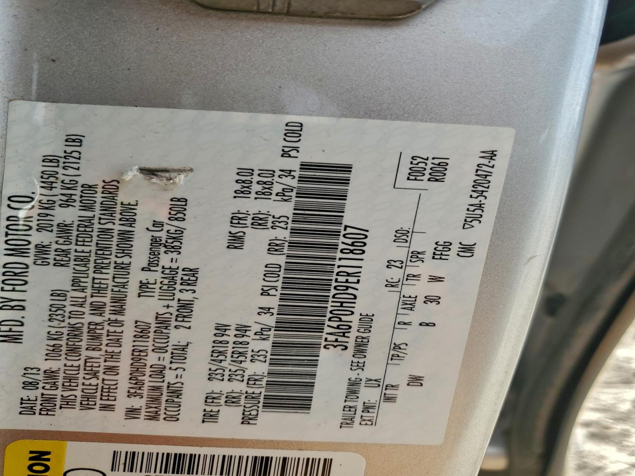 Ford Fusion Se Image 10