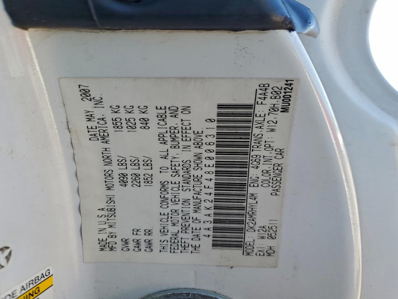 Mitsubishi Eclipse Gs Image 11