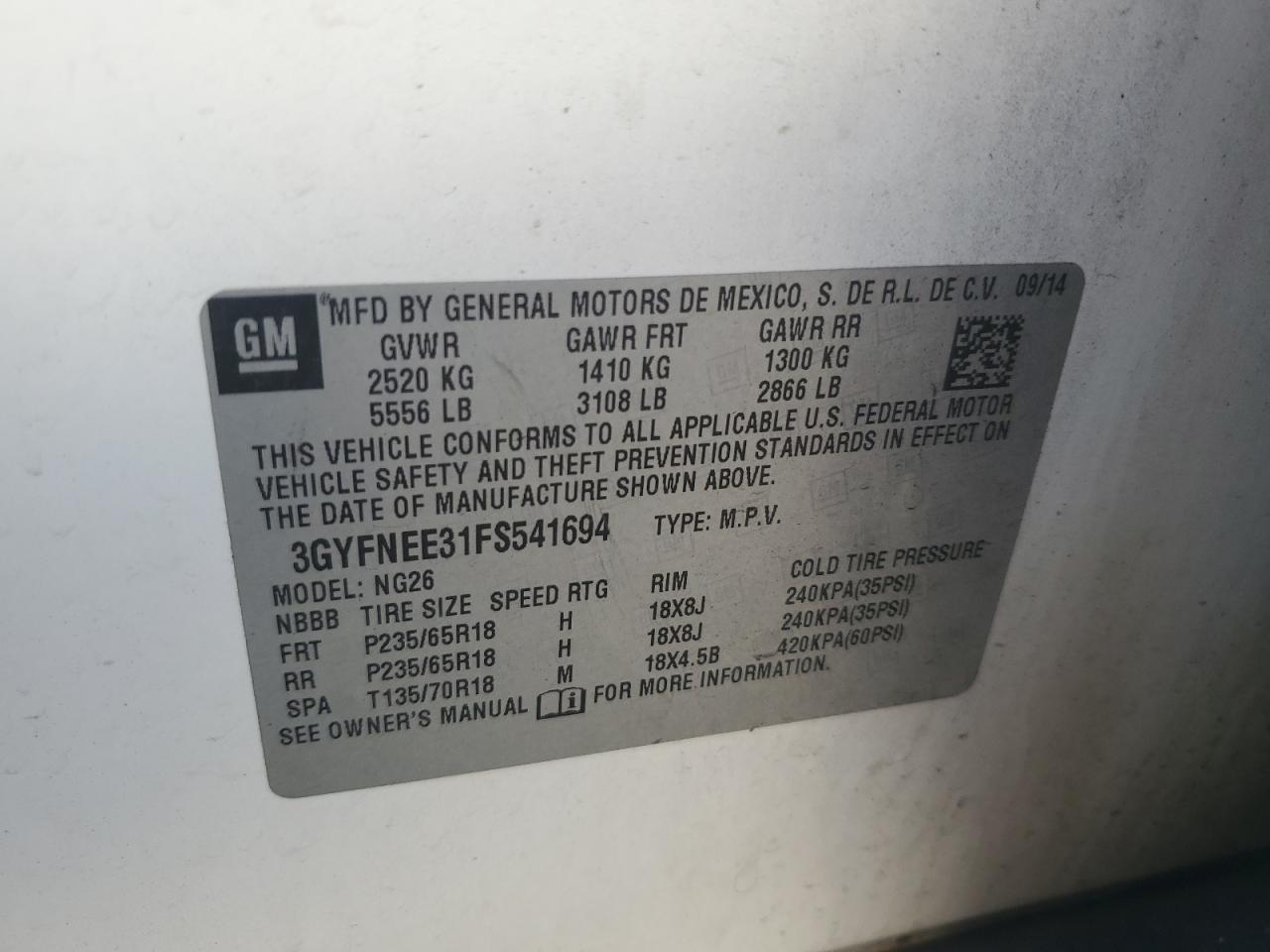 Cadillac SRX Luxury Collection Image 9