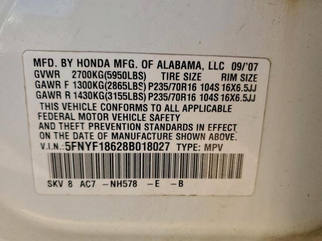 Honda Pilot Exl Image 12