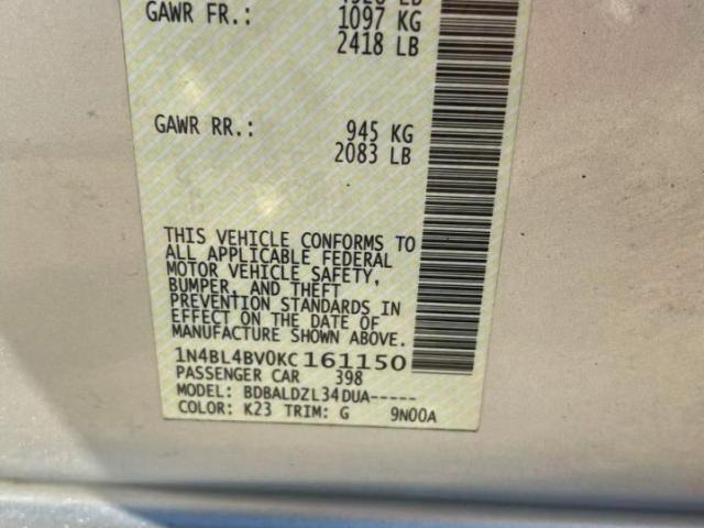 Nissan Altima S Image 10