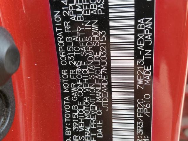 Toyota Corolla Le Image 3