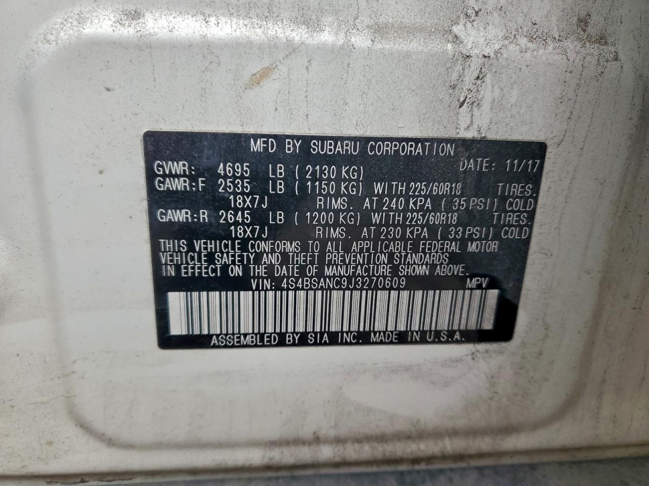 Subaru Outback 2.5i Limited Image 10