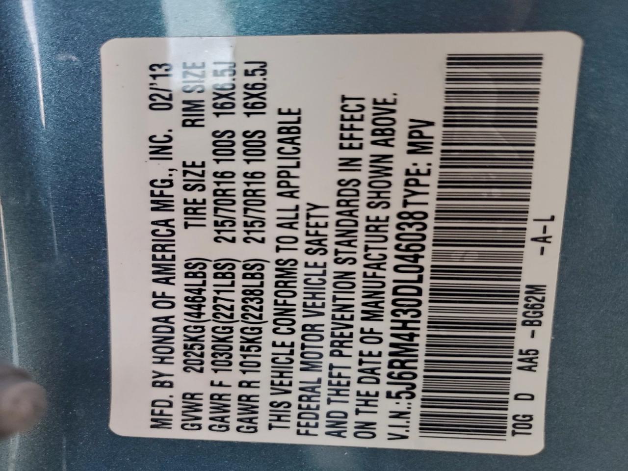 Honda Crv Lx Image 7