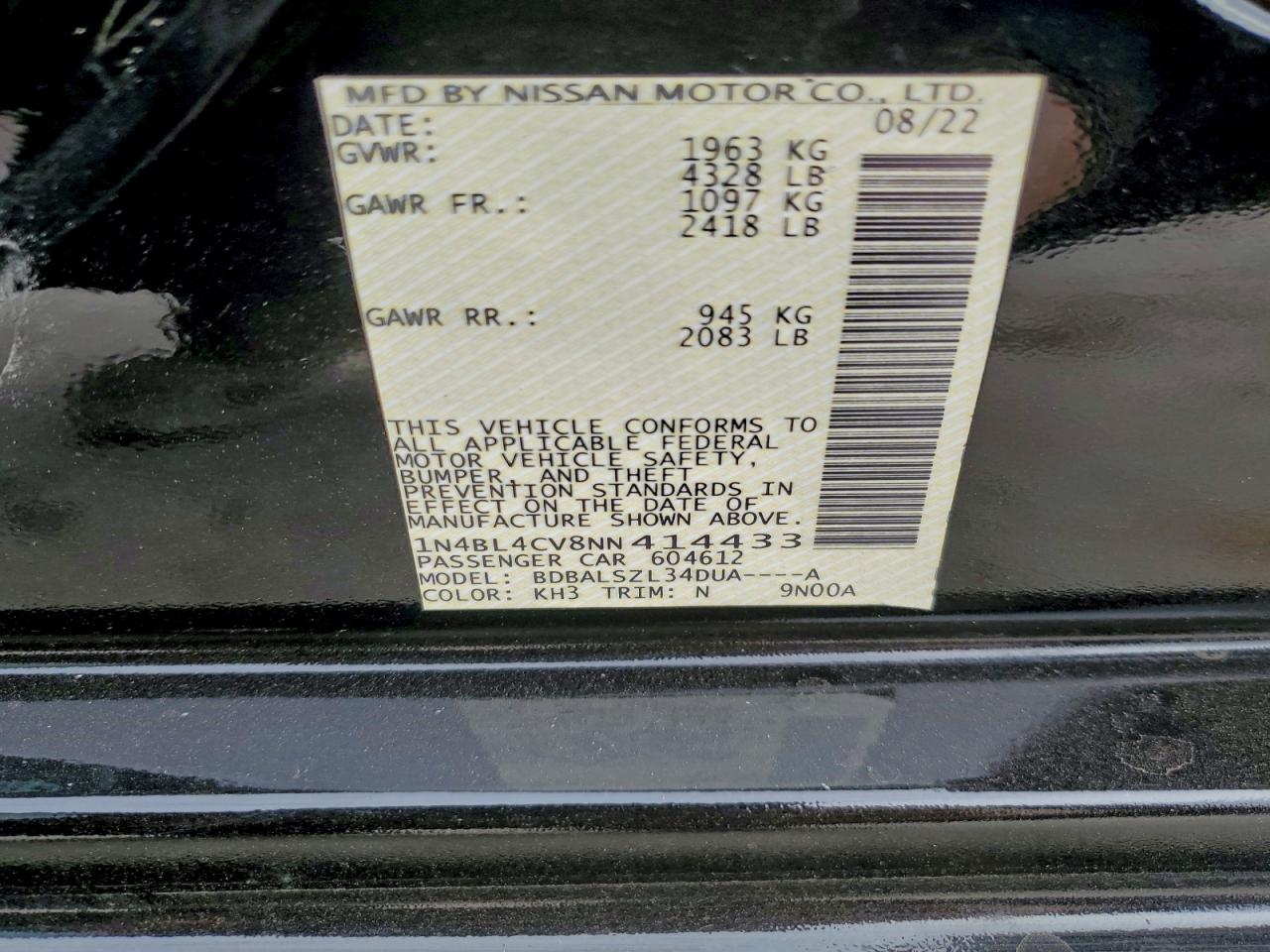 Nissan Altima Sr Image 9