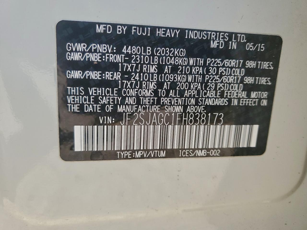 Subaru Forester 2.5i Premium Image 10