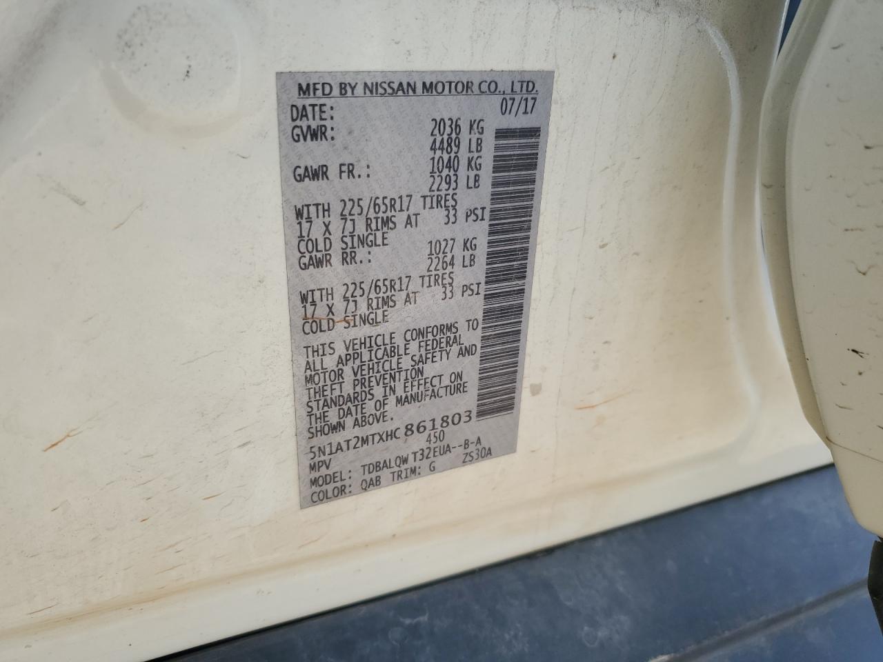 Nissan Rogue S Image 8