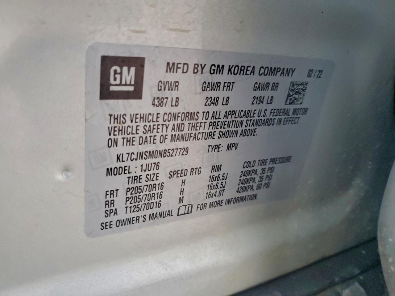 Chevrolet Trax Ls Image 2