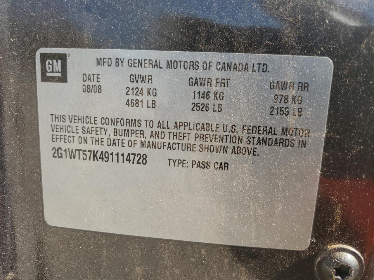 Chevrolet Impala 1lt Image 8