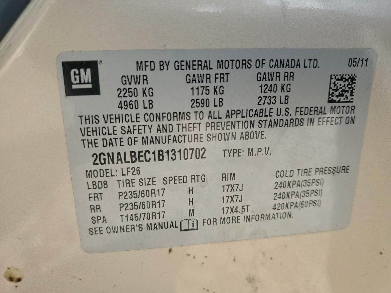 Chevrolet Equinox Ls Image 7